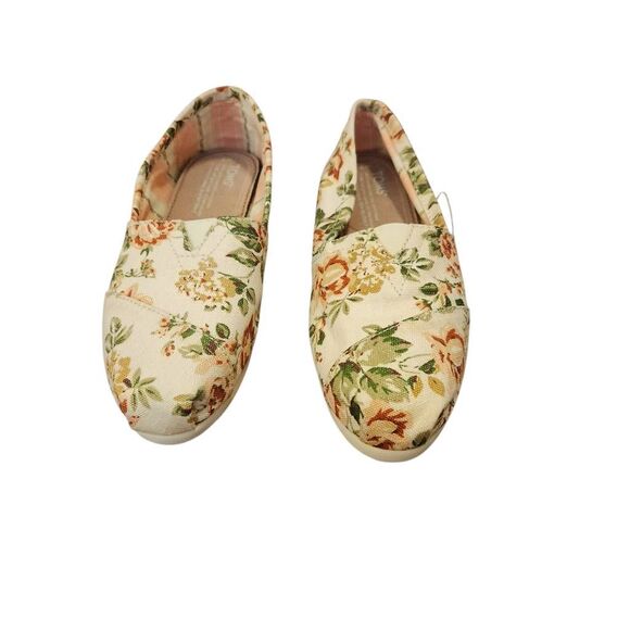 Toms NEW Floral Boho Cottagecore Festival Cruise Comfortable Loafers Shoes - Picture 3 of 10